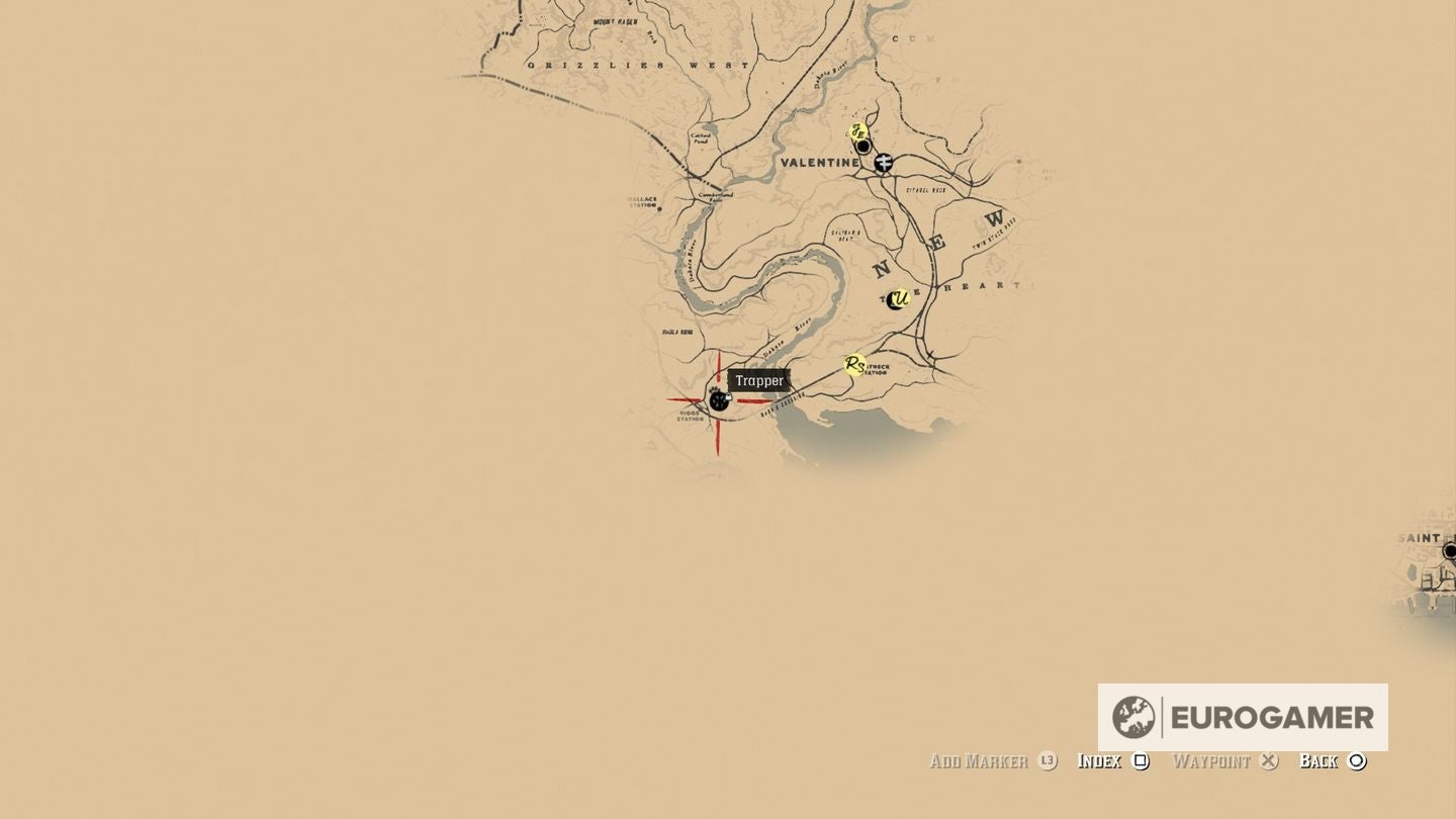 Red Dead Redemption 2 Trapper locations   where to find the Trapper and what he does - 18