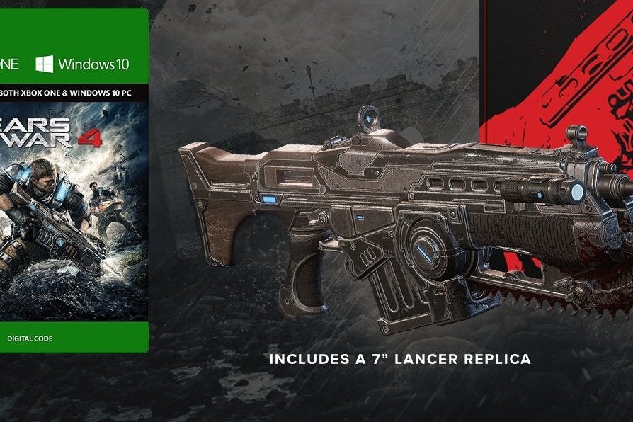 Image for Za 3200 Kč můžete mít ke Gears of War 4 také repliku Lancer zbraně