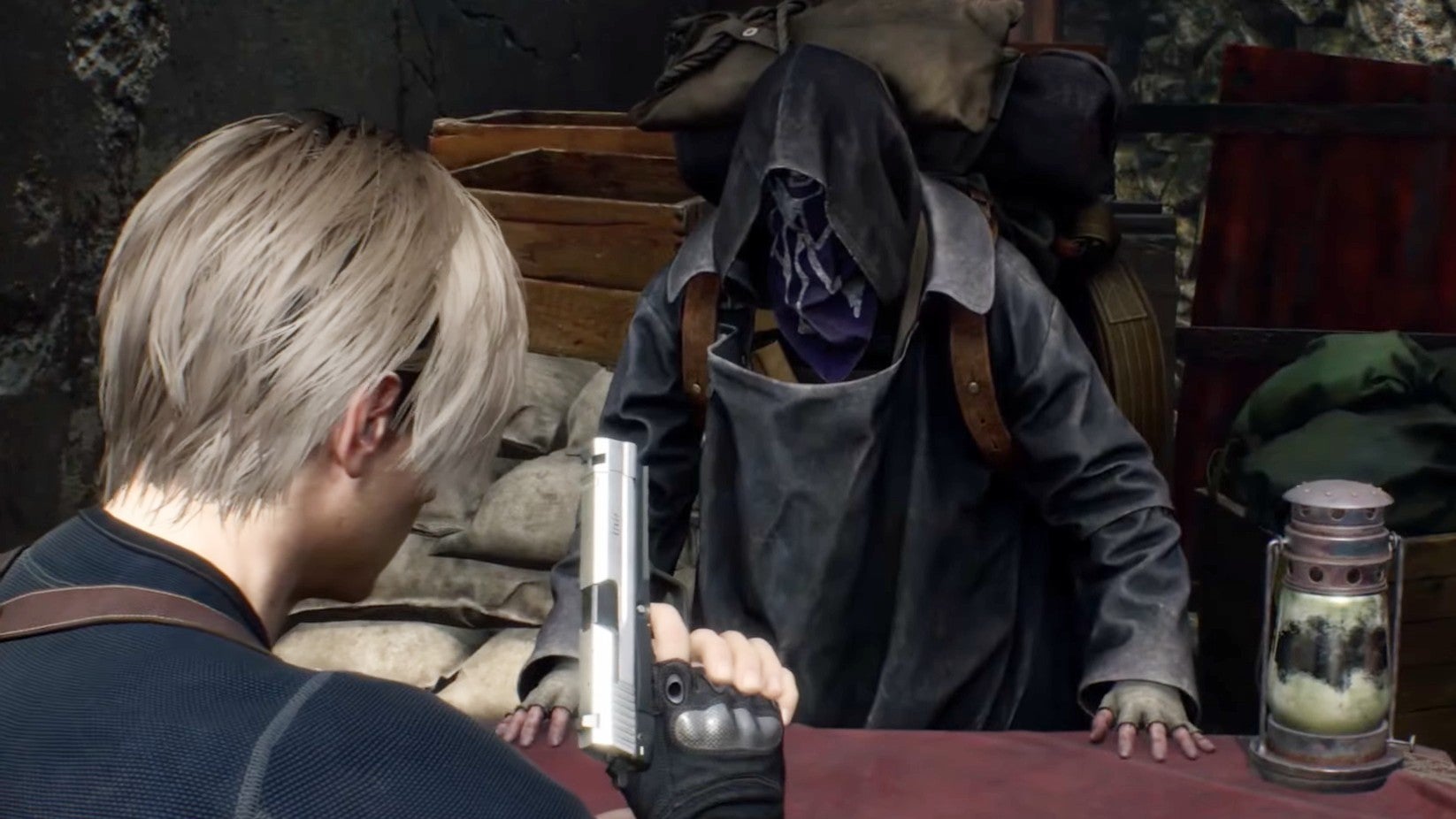 Image for Resident Evil 4 Remake's merchant can't be killed