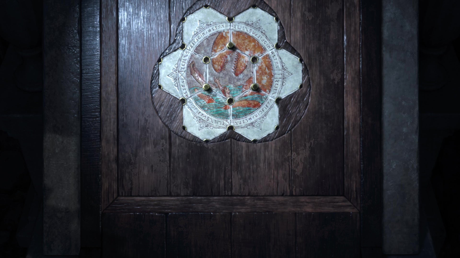 Obrazki dla Resident Evil 4 - Stone Pedestal: jak otworzyć; Hexagon: gdzie znaleźć