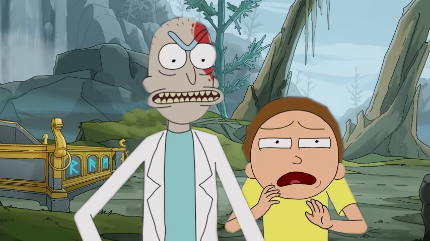 Bilder zu God of War Ragnarök: Rick und Morty zeigen ihren Hype im neuen Werbevideo