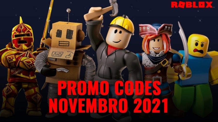 Imagem para Roblox - Promo Codes Novembro 2021