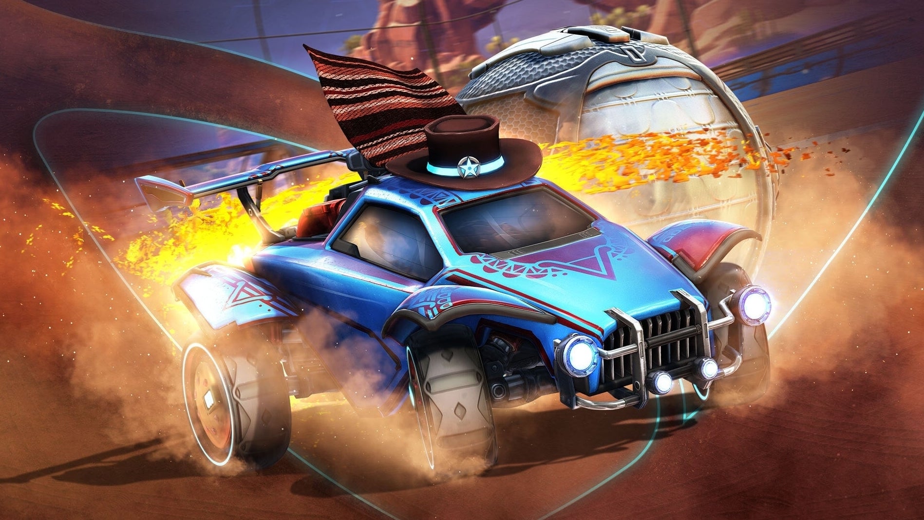 Image for Rocket League's Season 4 brings dusty new Deadeye Canyon arena and more this week