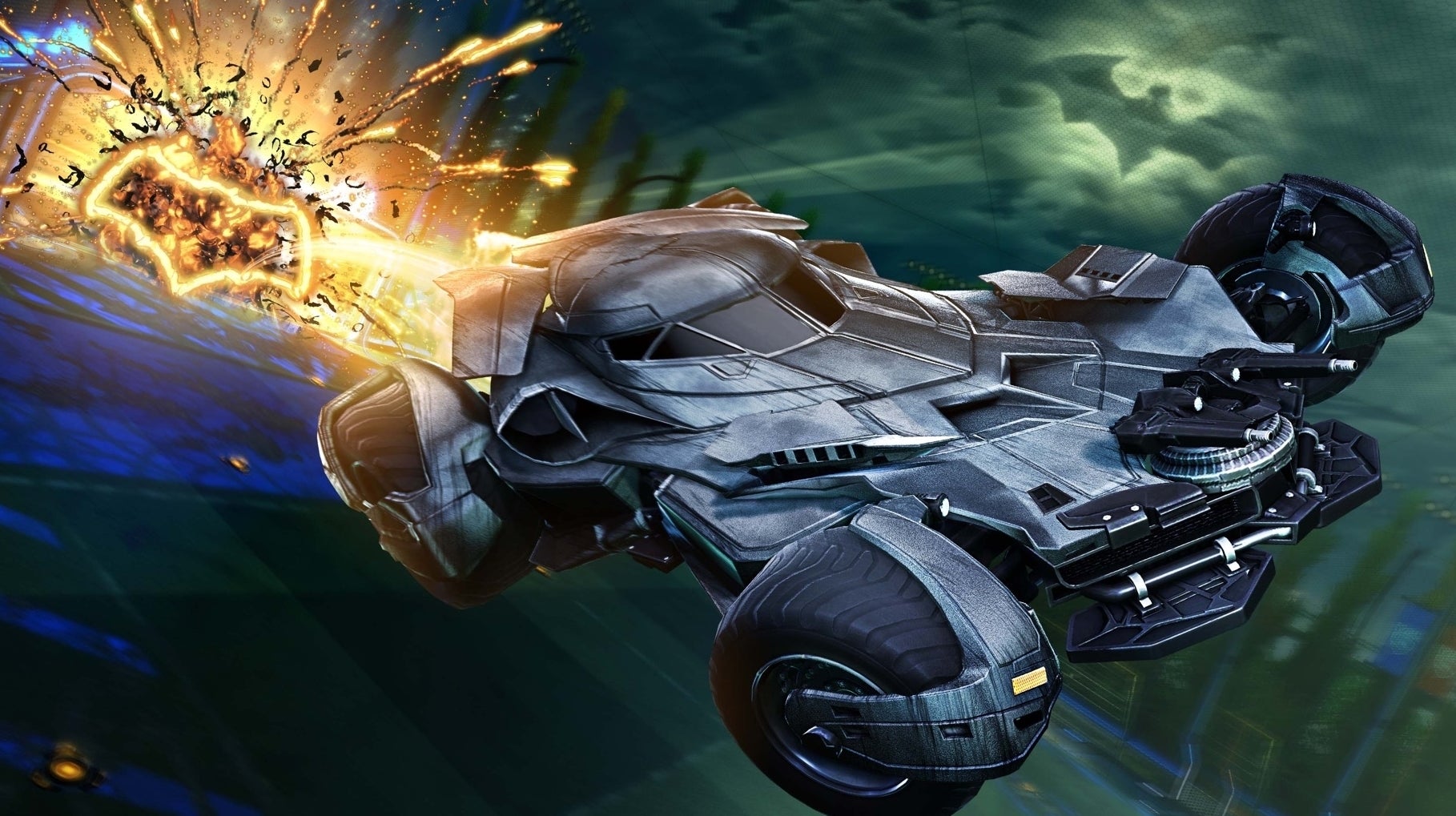 Image for Rocket League's Halloween event is all about Batman