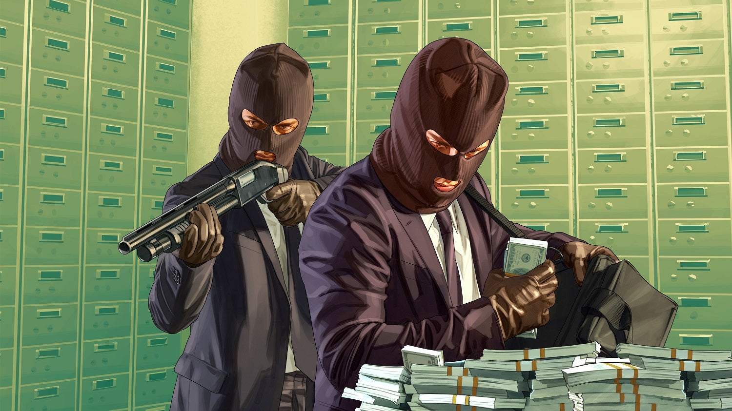 Grafika promująca GTA Online