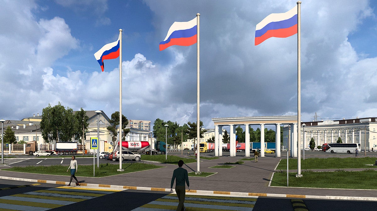 Obrazki dla Rosyjskie drogi na screenach z nowego dodatku do Euro Truck Simulator 2