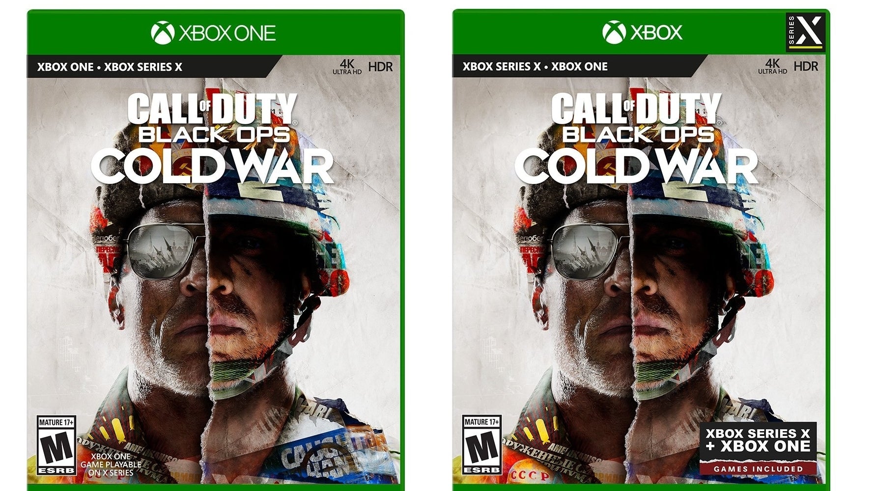 Image for Schválně matoucí obaly xboxových krabicovek Call of Duty: Cold War
