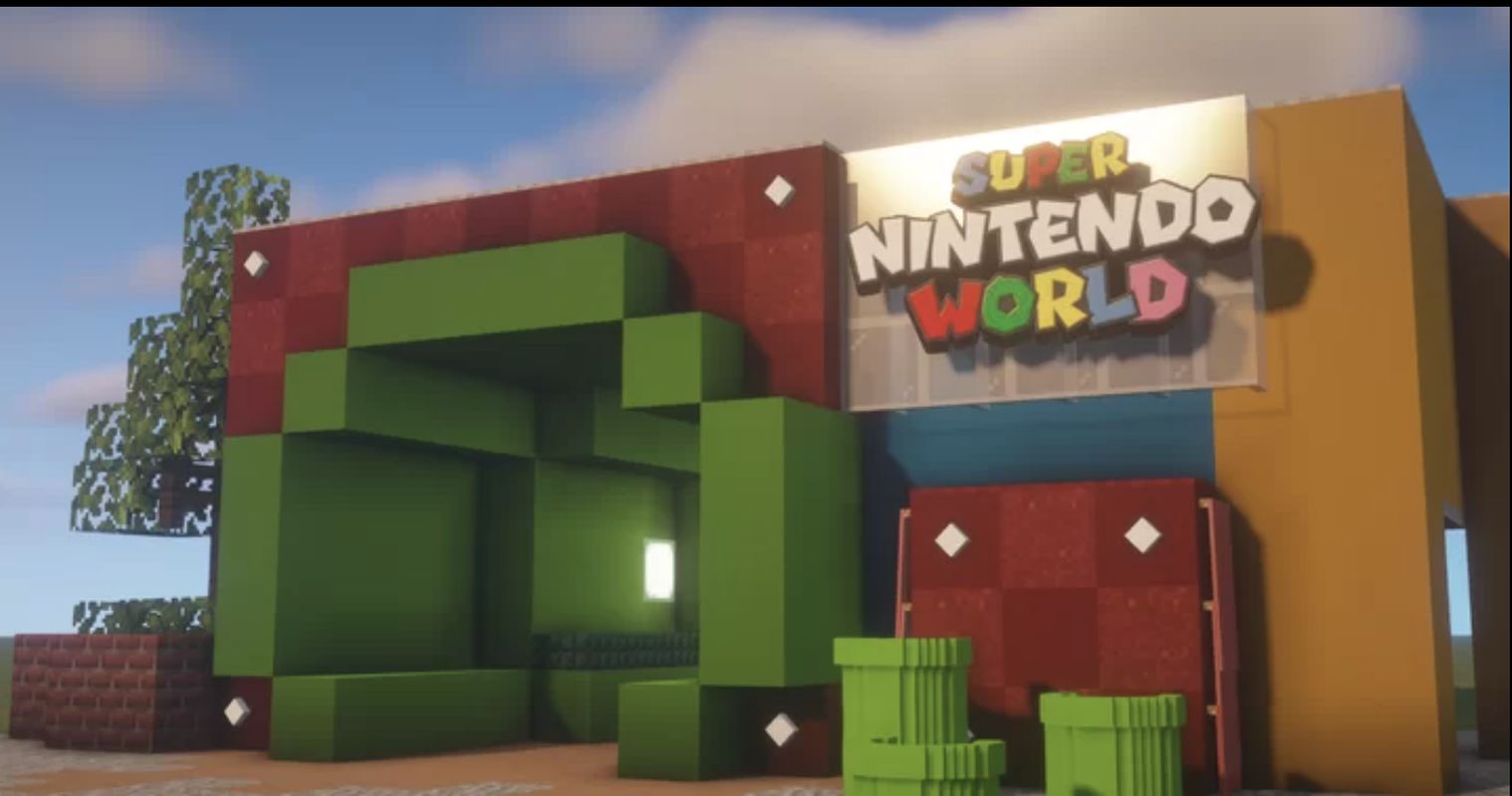 Bilder zu Besucht die Super Nintendo World in Minecraft!