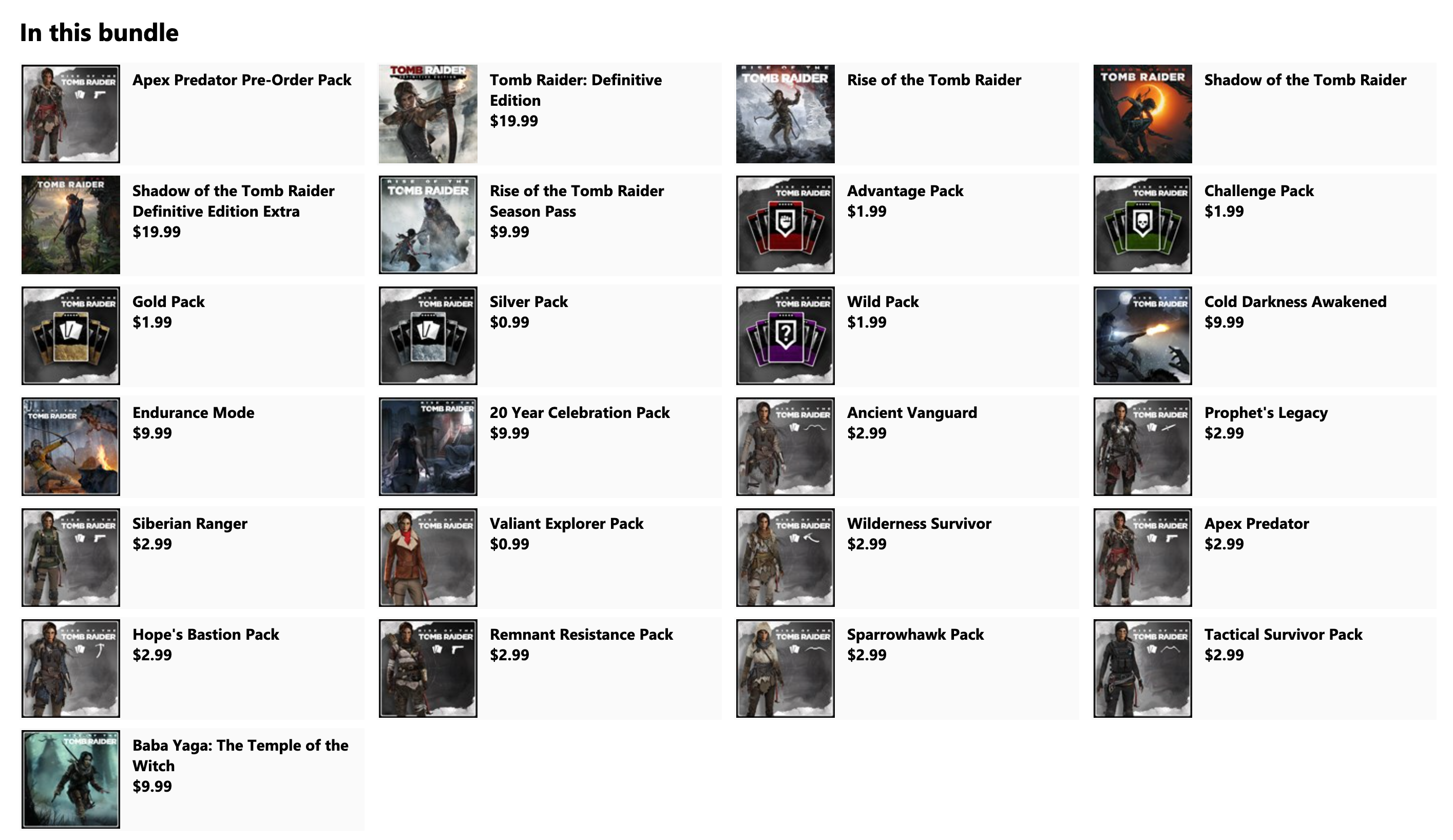 Tomb Raider  Definitive Survivor Trilogy has popped up on the Microsoft store - 73