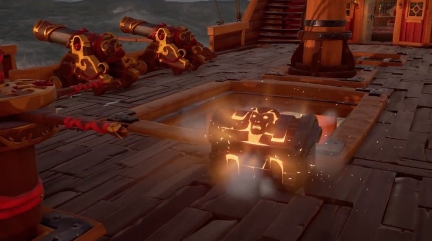 Sea of Thieves' latest adds chest so angry it'll your boat on fire | Eurogamer.net