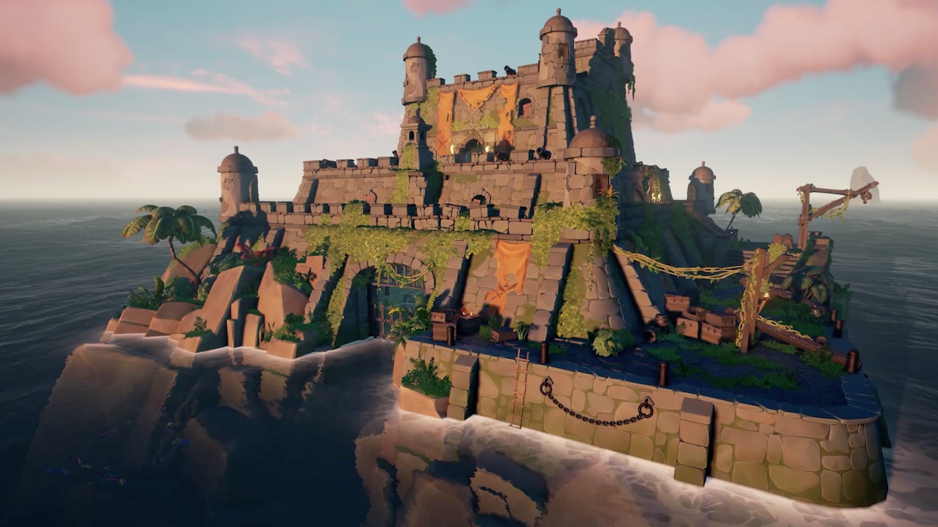 Image for Sea of Thieves shows off its new sea fort encounters ahead of this week's Season 6