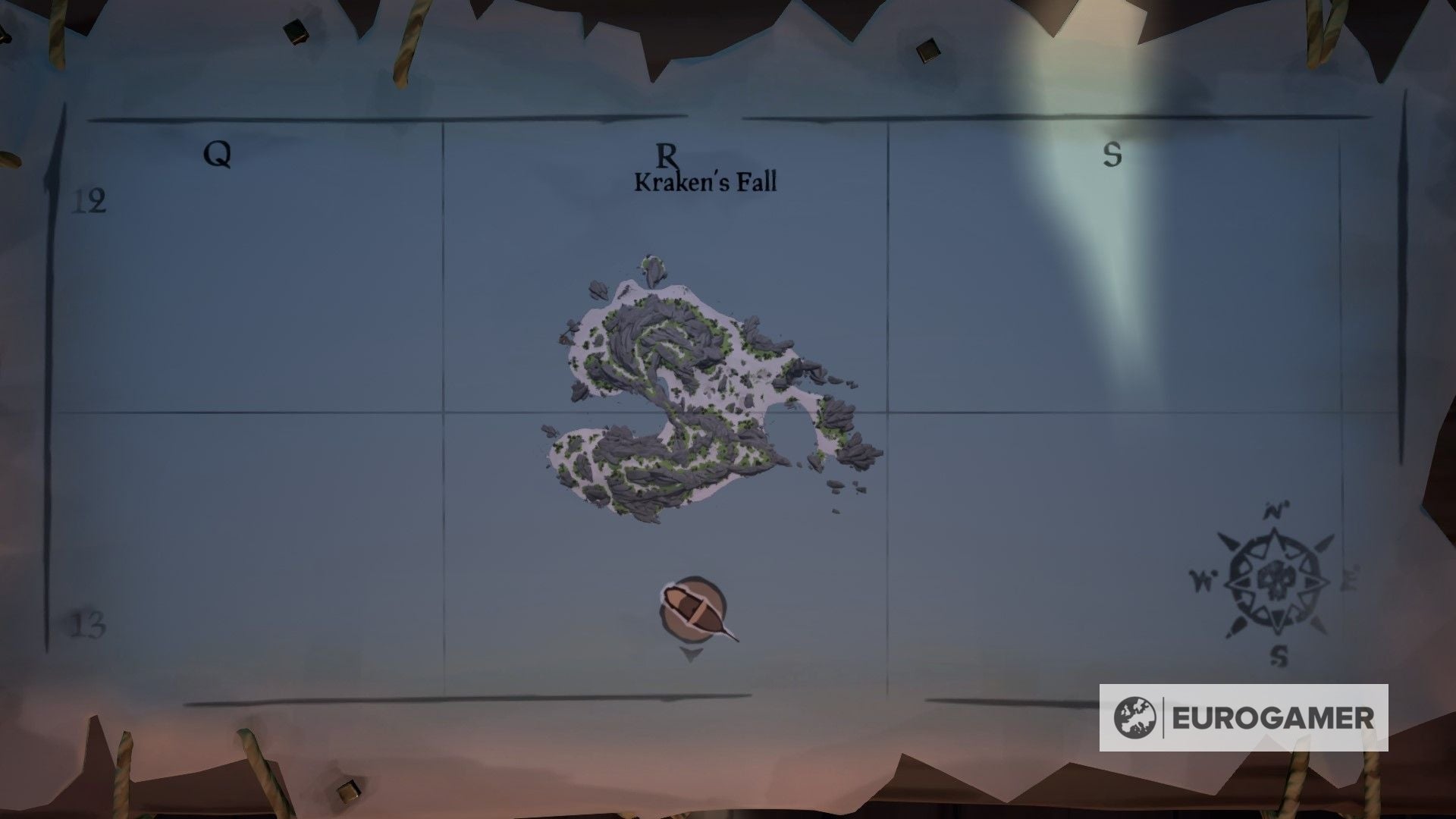 Карта с животными sea of thieves