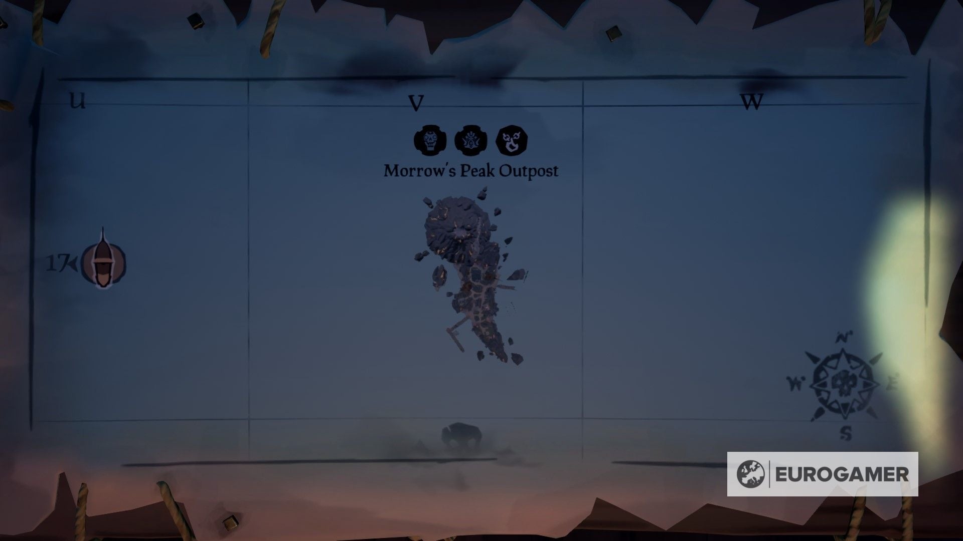 Форпост sea of thieves карта
