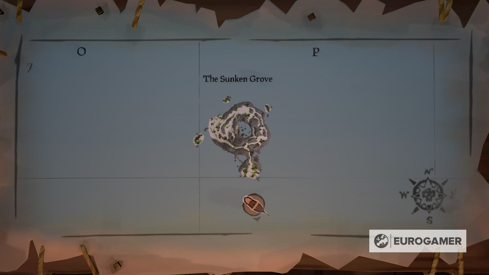 sea of thieves finding islands on map