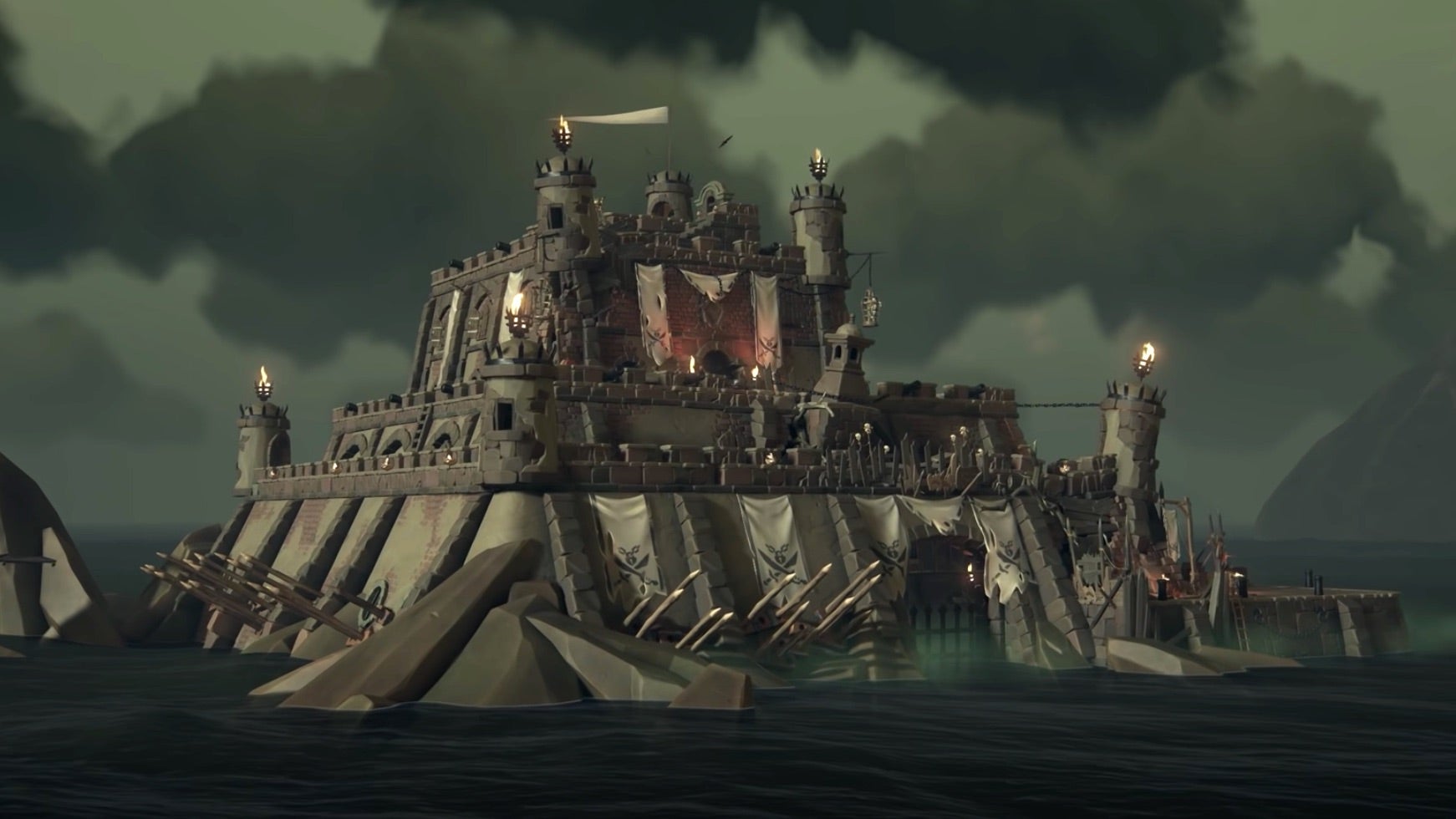 Sea of Thieves shows off its new sea fort encounters ahead of this week s Season 6 - 93