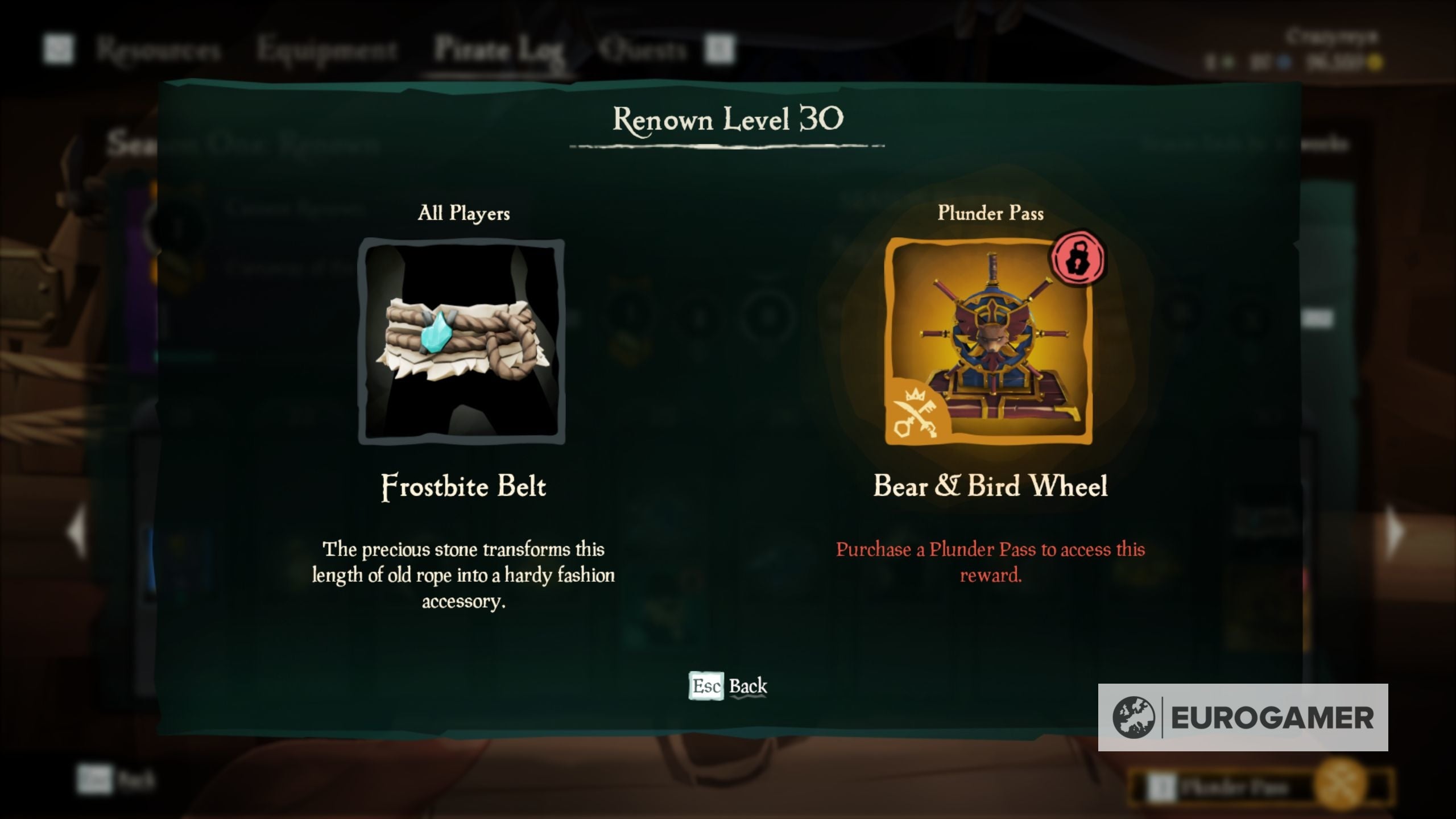 Sea of Thieves Season 1 Battle Pass rewards  including outfits and skins and Level 100 rewards  explained - 7