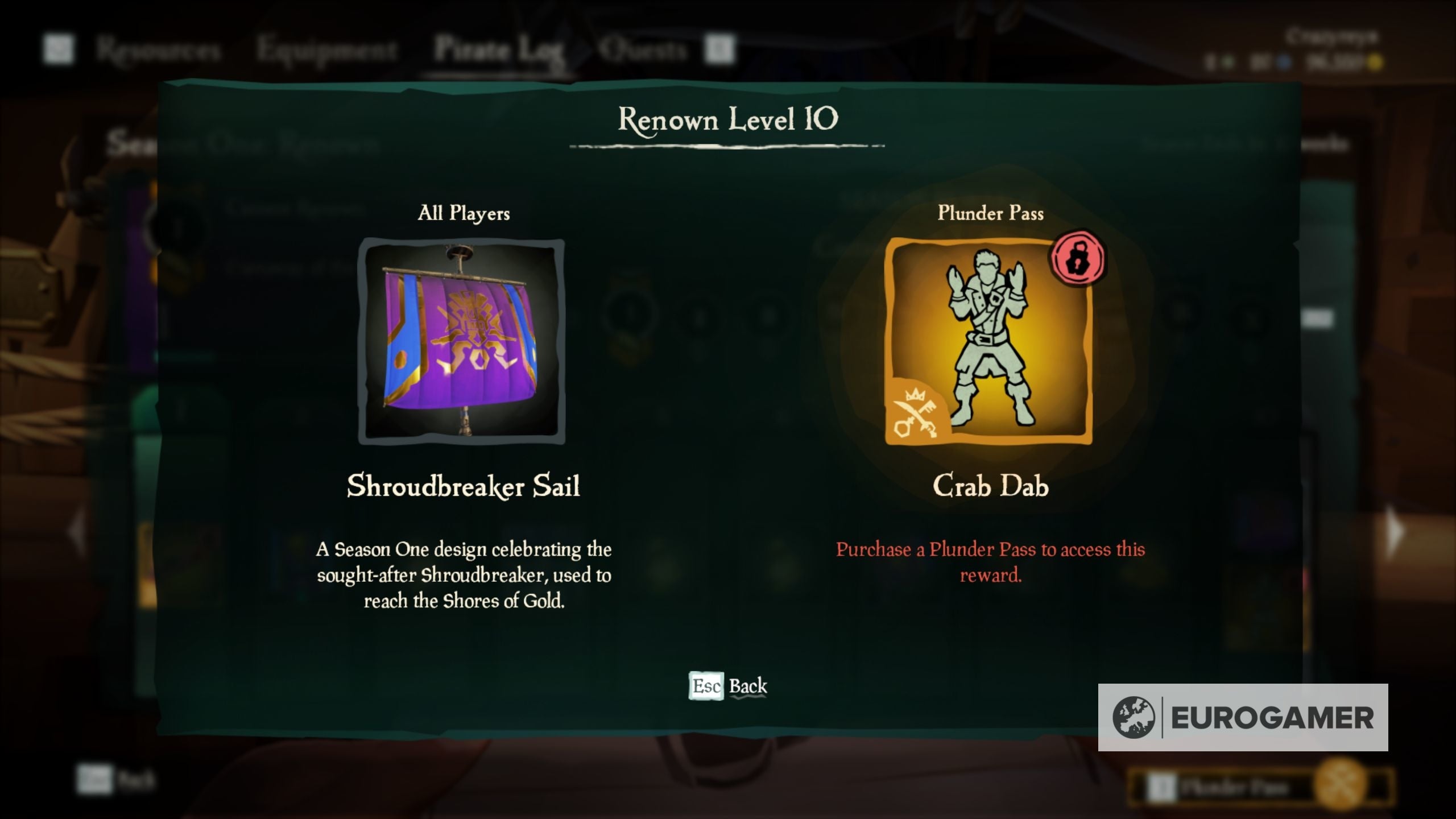 Sea of Thieves Season 1 Battle Pass rewards  including outfits and skins and Level 100 rewards  explained - 74