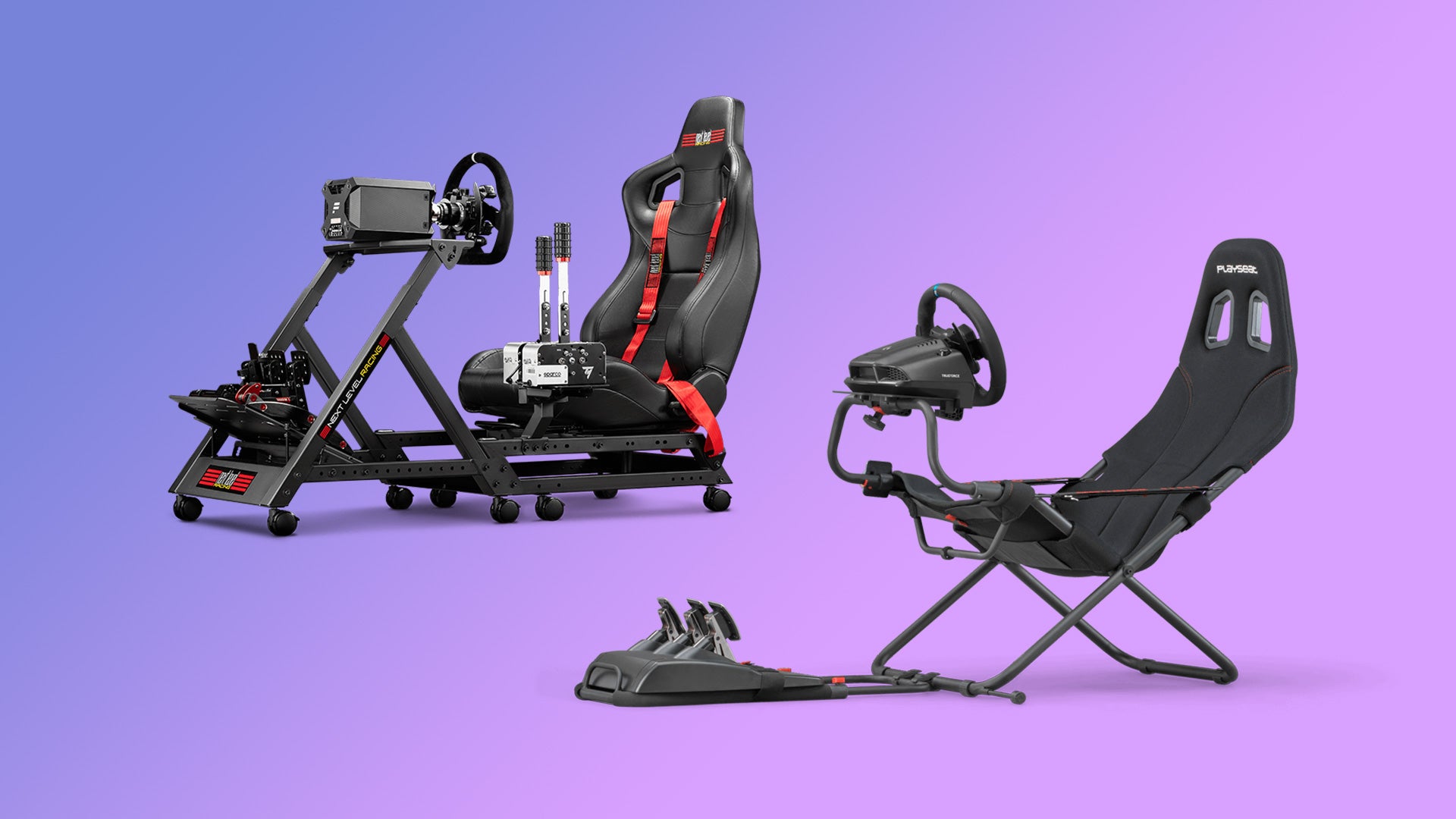 asientos de carreras: el gttrack de carreras de siguiente nivel y el desafío playseat