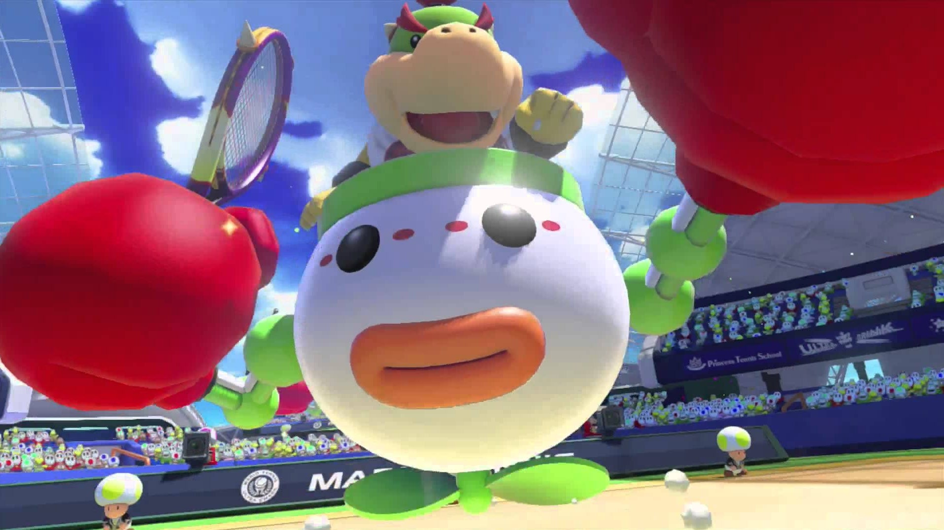 Image for Mario Tennis Aces' Bowser Jr. is being nerfed again