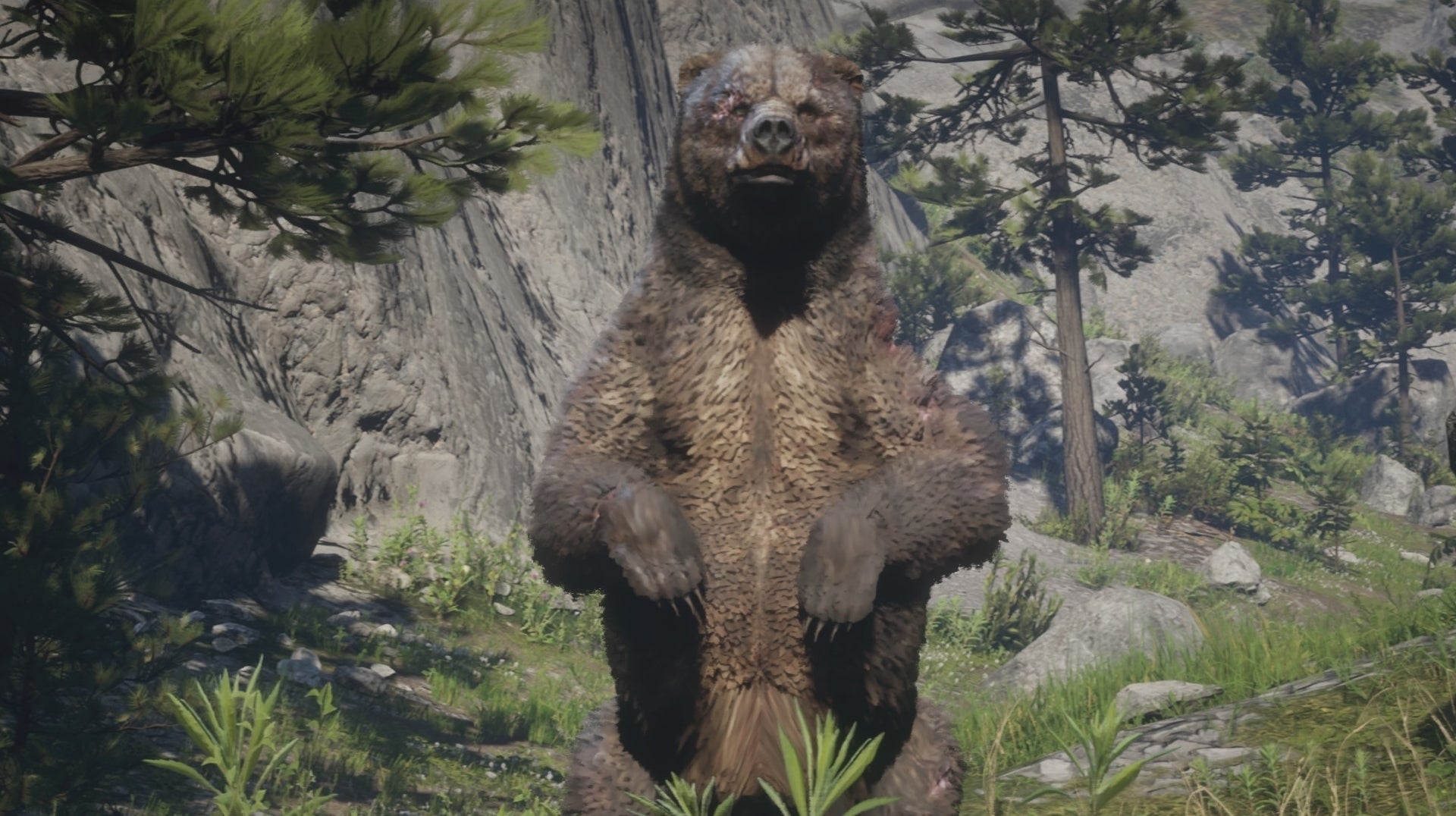 Bilder zu Sehr realistisch: Ihr könnt Grizzlybären in Red Dead Redemption 2 verscheuchen, indem ihr euch nicht rührt