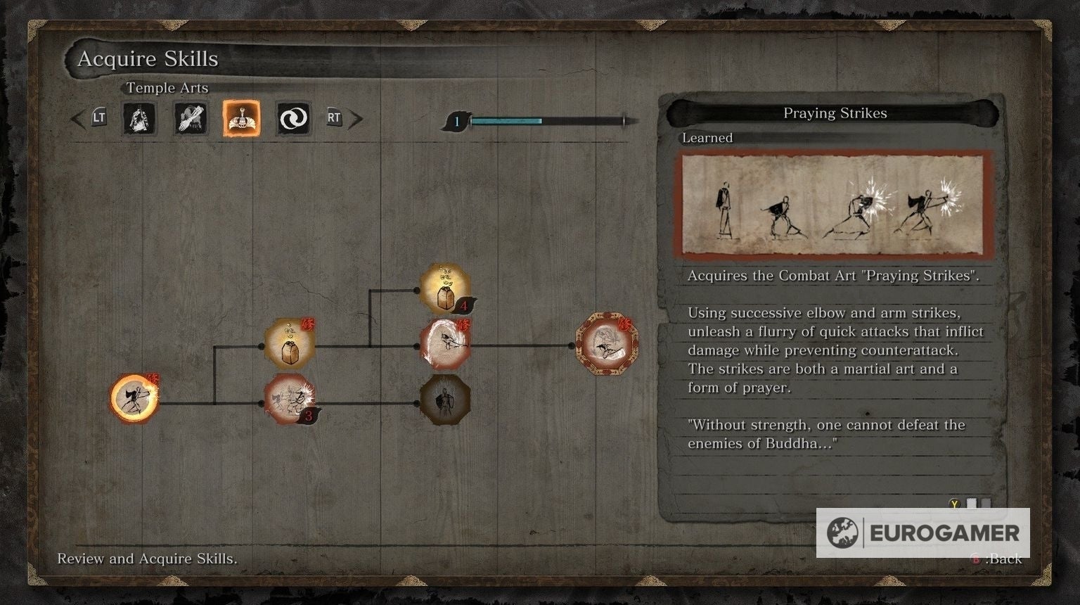 Image for Sekiro Skills explained - Skill tree, best Skills and how to grind Skill Points and find Esoteric Texts