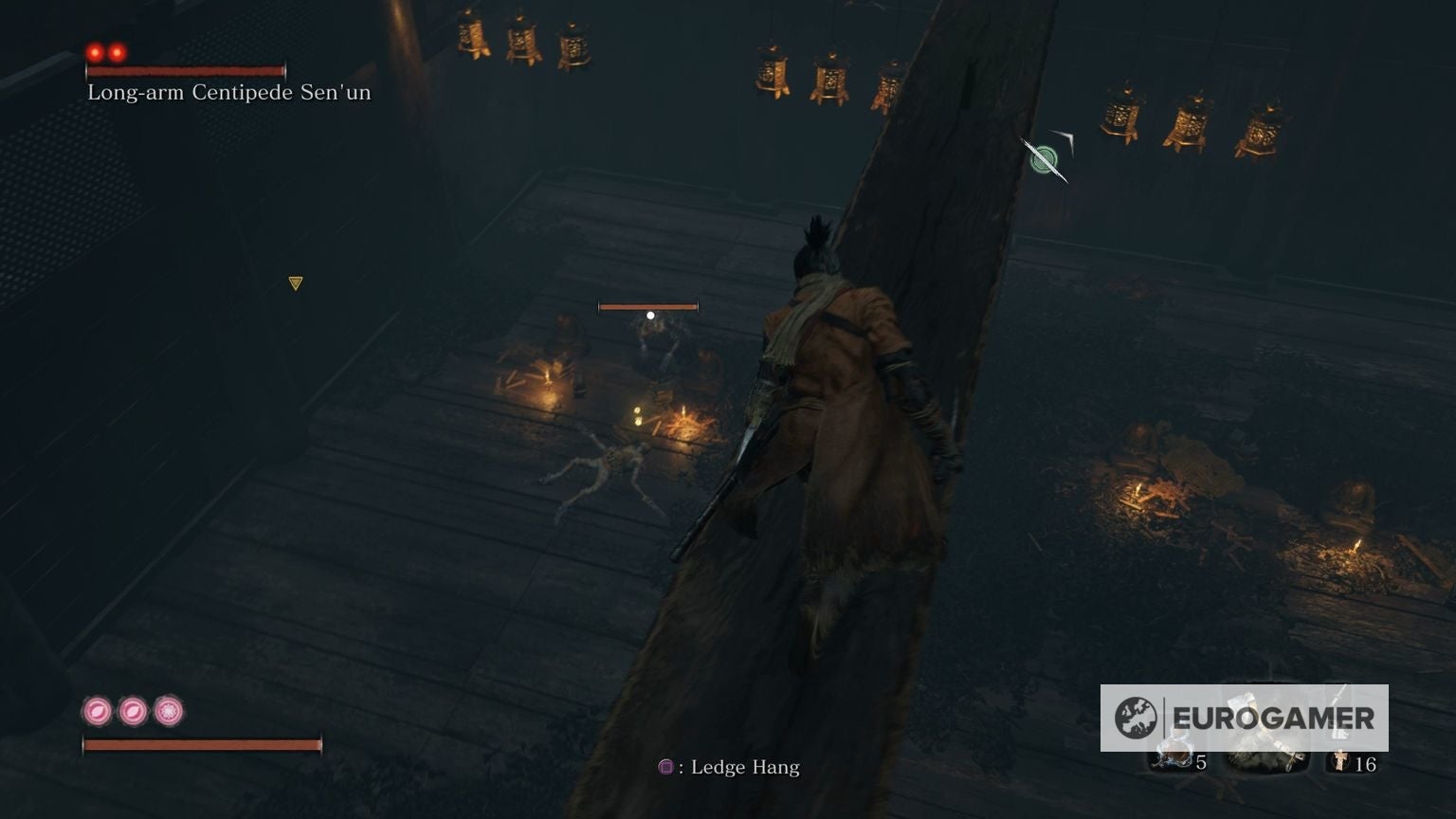 Sekiro Long-arm Centipede Sen'un fight - how to beat and kill the first  Long-arm Centipede, Sen'un | Eurogamer.net