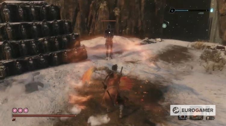 Sekiro Prosthetic Tool locations   all Shinobi Prosthetics including Firecracker  Sabimaru  Umbrella and what they do - 8