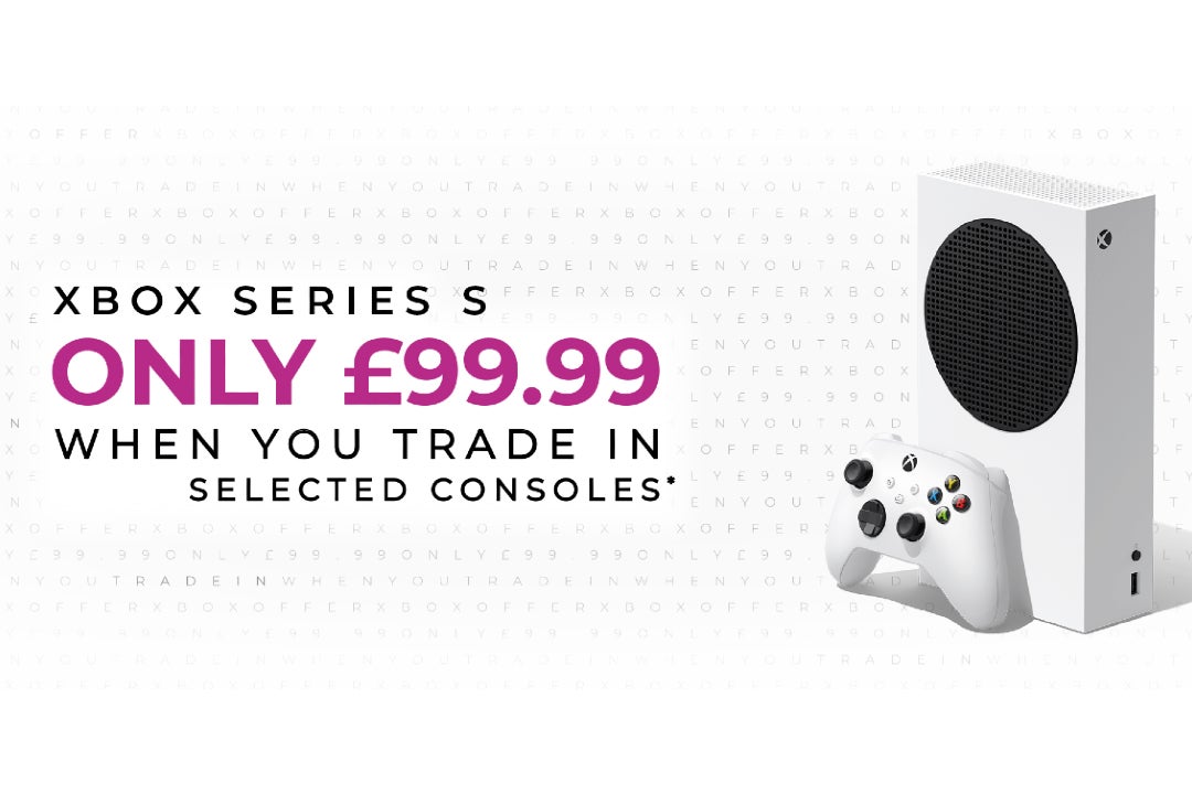 The Xbox Series S is under 100 when you trade in your old console at Game - 52