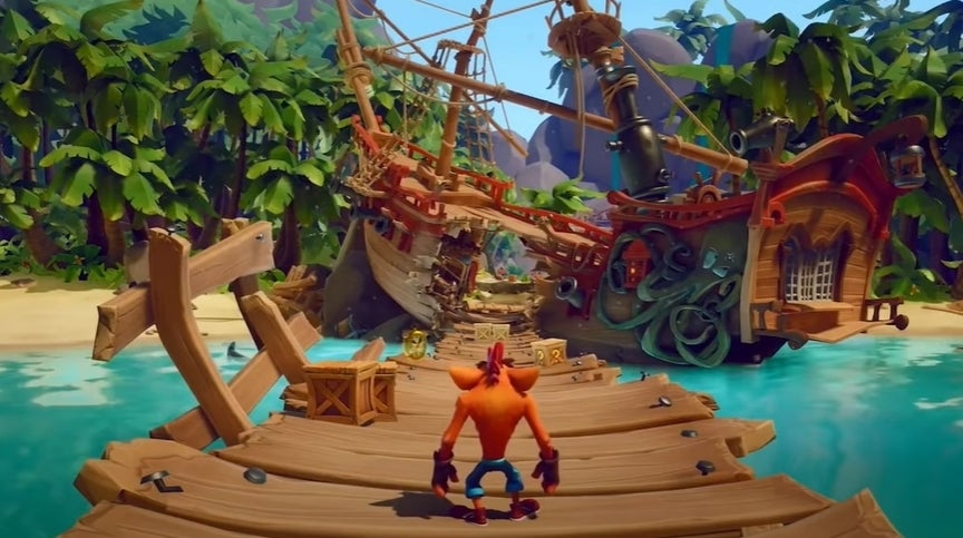 Image for Sestřih z pirátského levelu Crash Bandicoot 4