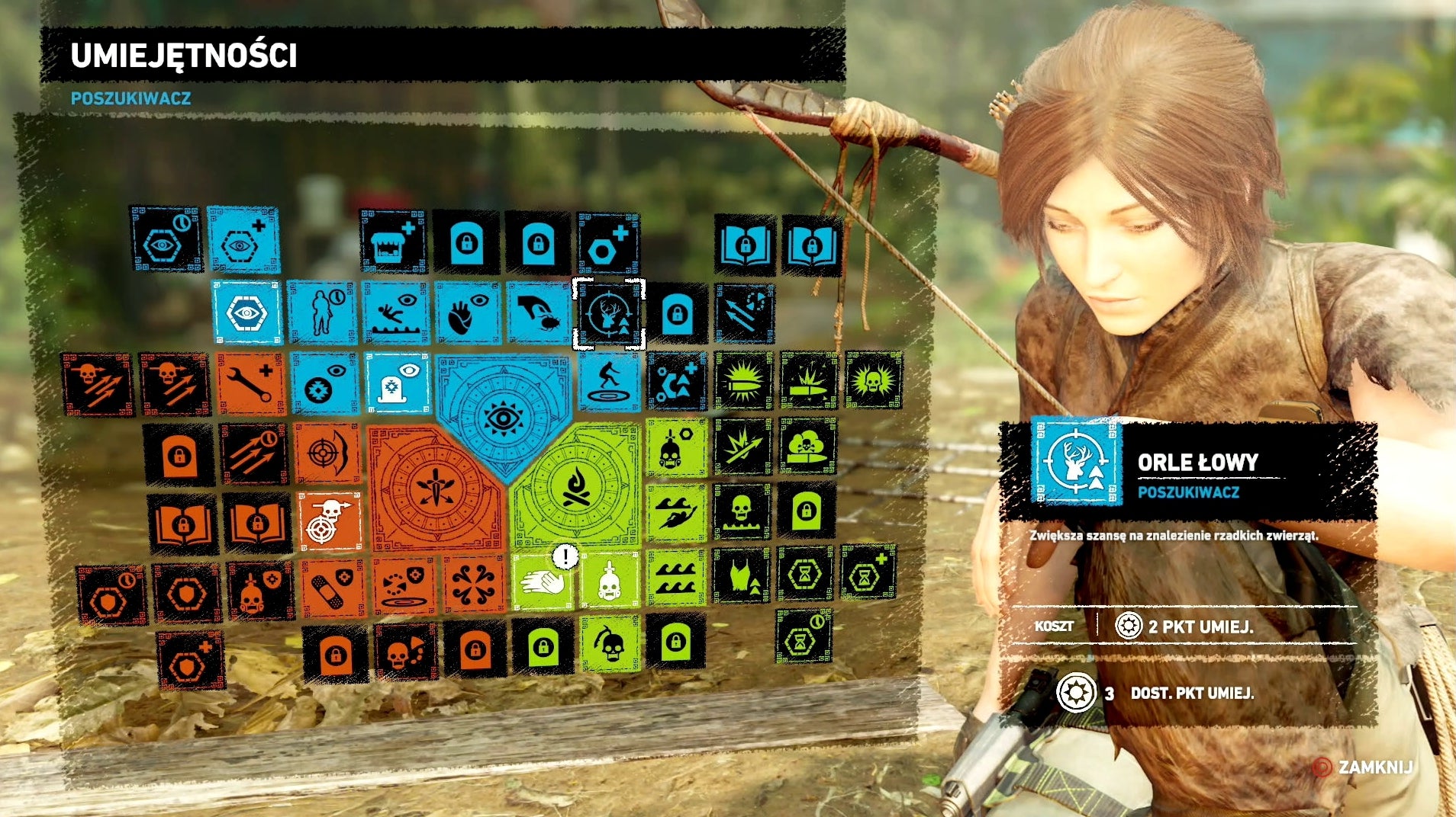 Obrazki dla Shadow of the Tomb Raider - obozy, umiejętności, tworzenie i modyfikowanie przedmiotów, crafting, szybka podróż