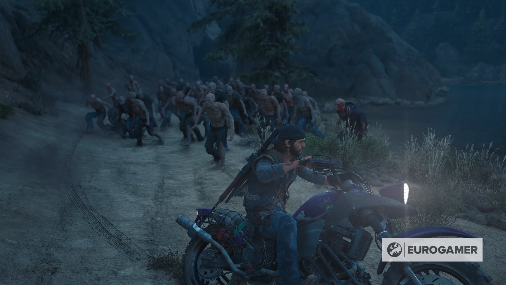 Как уничтожить орду в days gone. Days gone Орда на озере пэтженс. Days gone мост с ордой