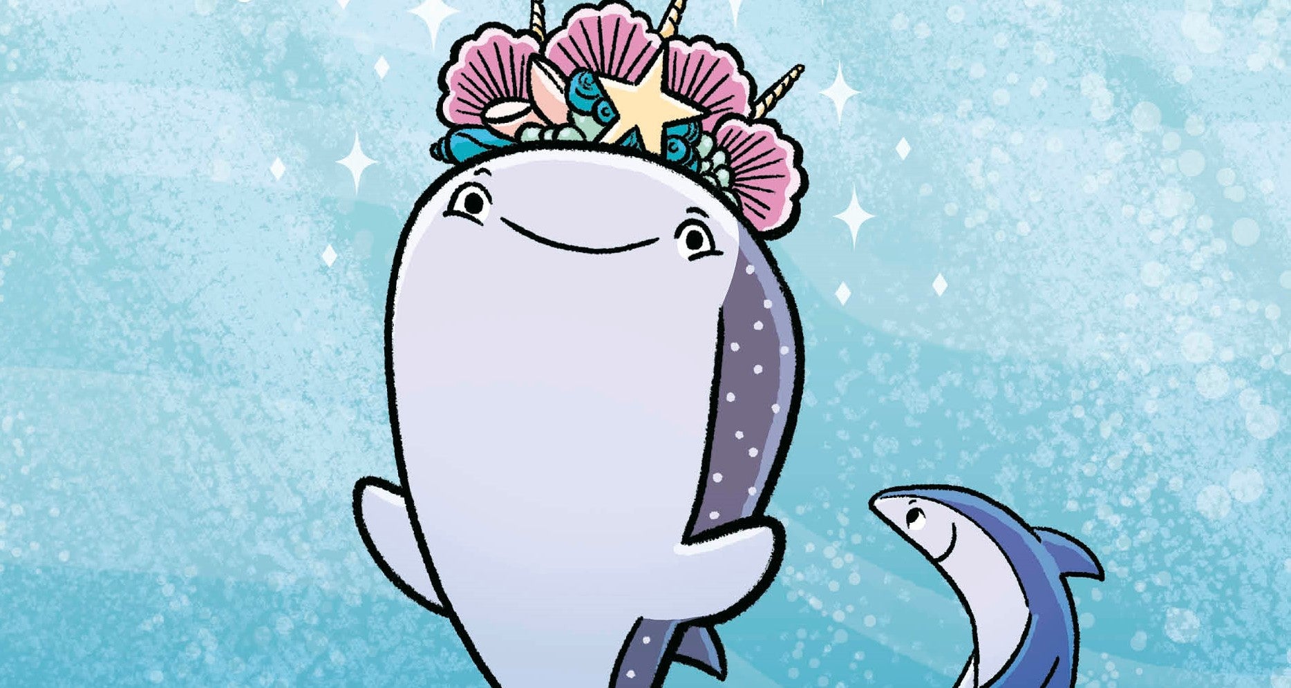 cropped cover of Shark Princess featuring two smiling sharks