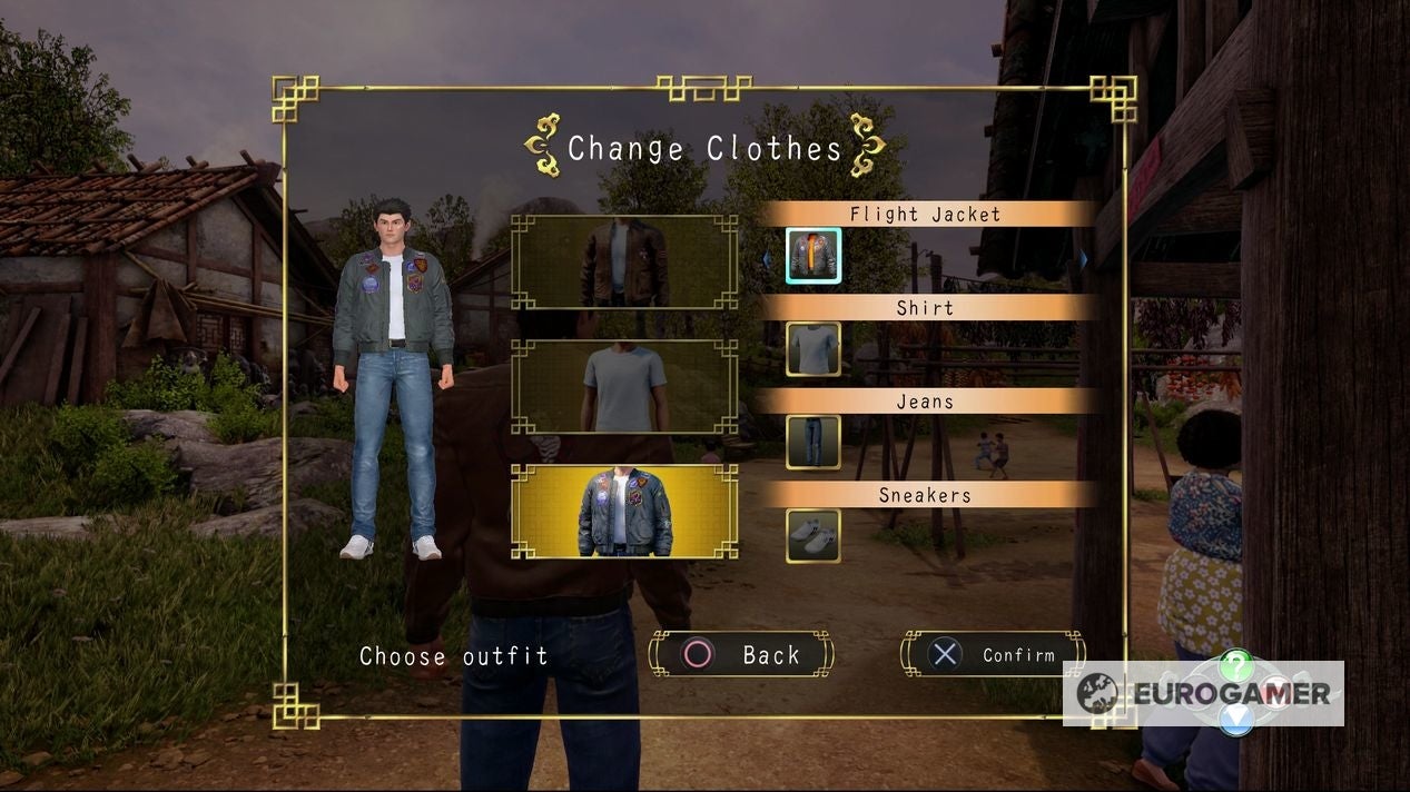 Shenmue 3 Deluxe Edition DLC  How to use the Military Jacket and Burning Sandstorm - 8
