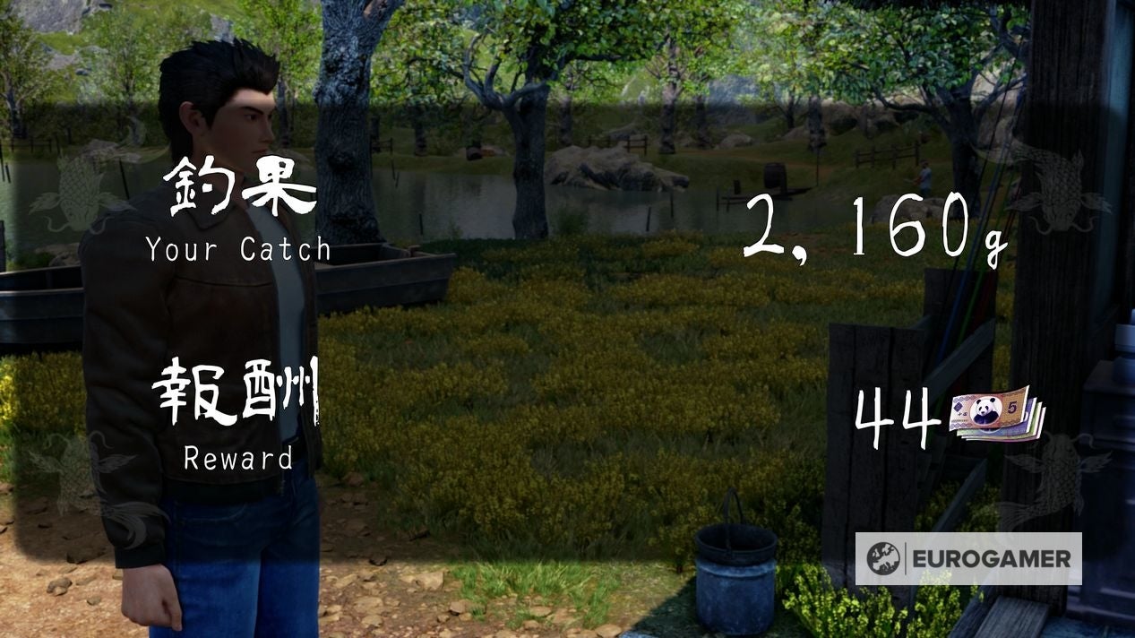Shenmue 3 fishing explained  How to fish and unlock new fishing spots - 14