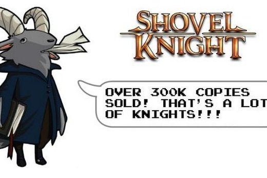 Obrazki dla Sprzedano ponad 300 tysięcy egzemplarzy platformówki Shovel Knight