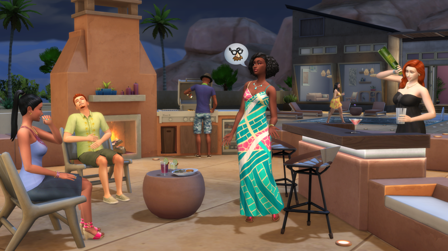 The Sims 4 op vakantie
