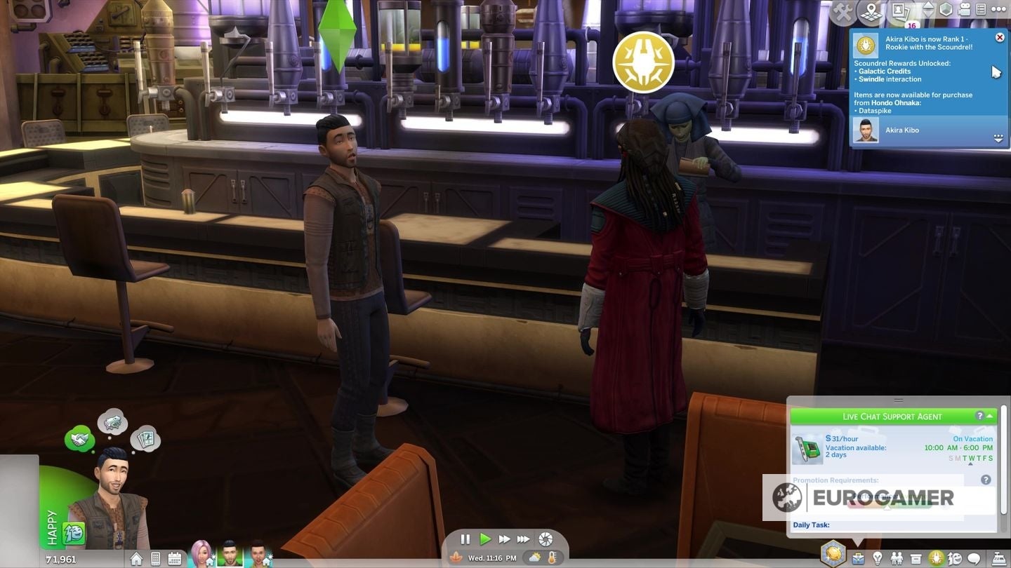 The Sims 4 Star Wars factions, including how to join First Order, the  Resistance and the Scoundrels | Eurogamer.net
