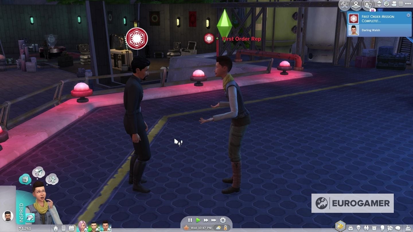 The Sims 4 Star Wars factions  including how to join First Order  the Resistance and the Scoundrels - 36