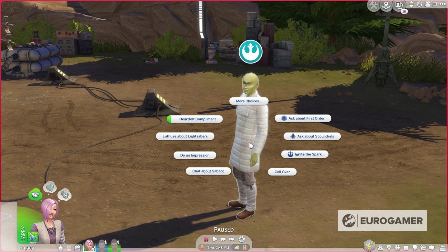 The Sims 4 Star Wars factions  including how to join First Order  the Resistance and the Scoundrels - 20