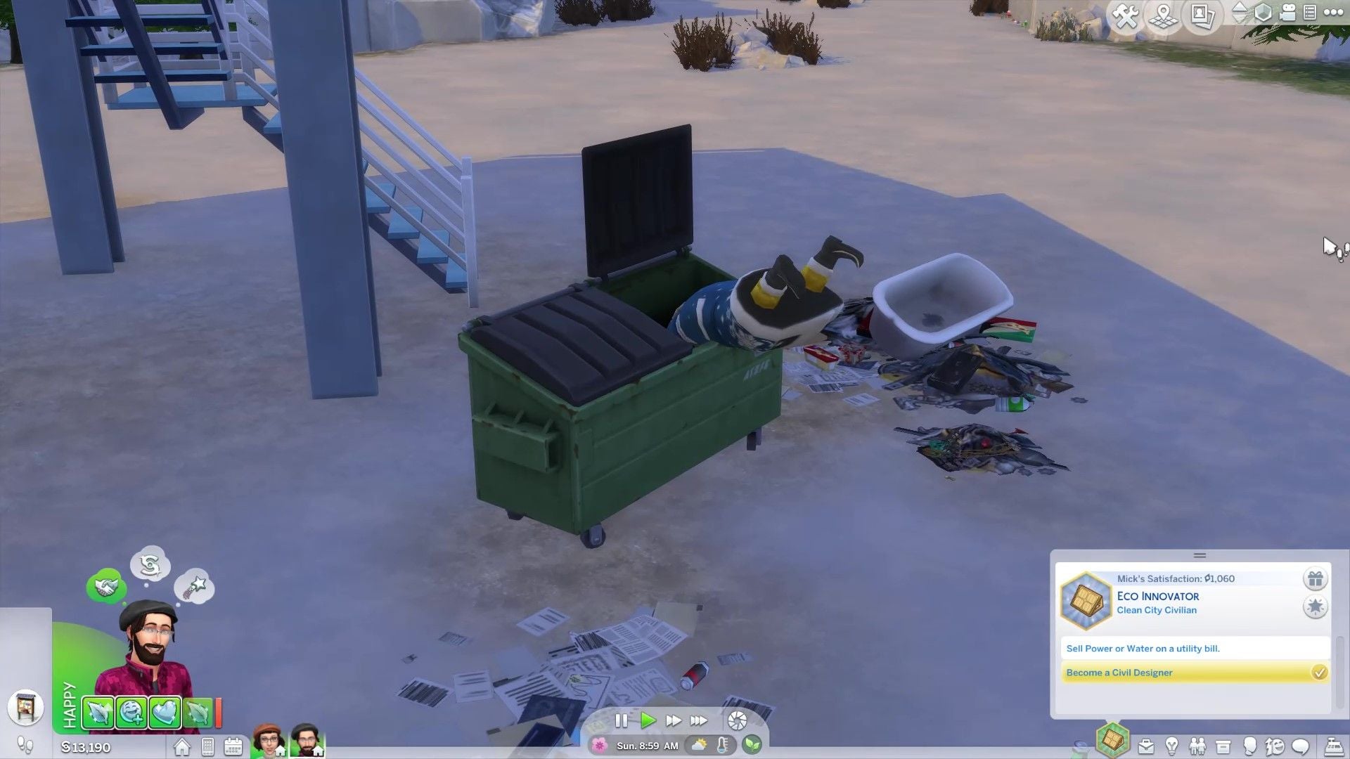The Sims 4 Fabricator guide for how to get Bits and Pieces for the Fabrication skill in Eco Lifestyle - 64
