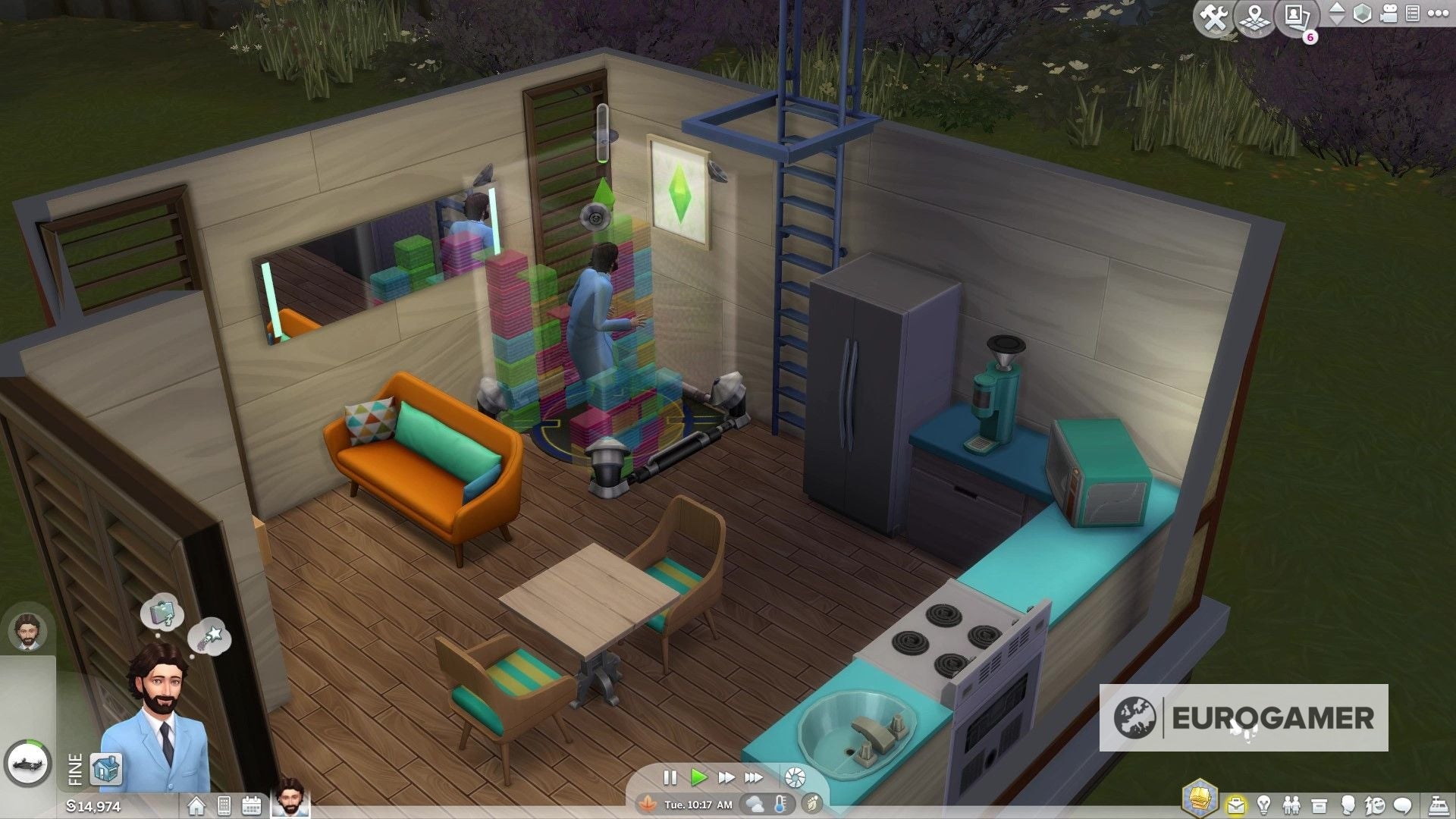 The Sims 4 Ladders explained  from how to build with ladders  ladder examples and limitations - 7