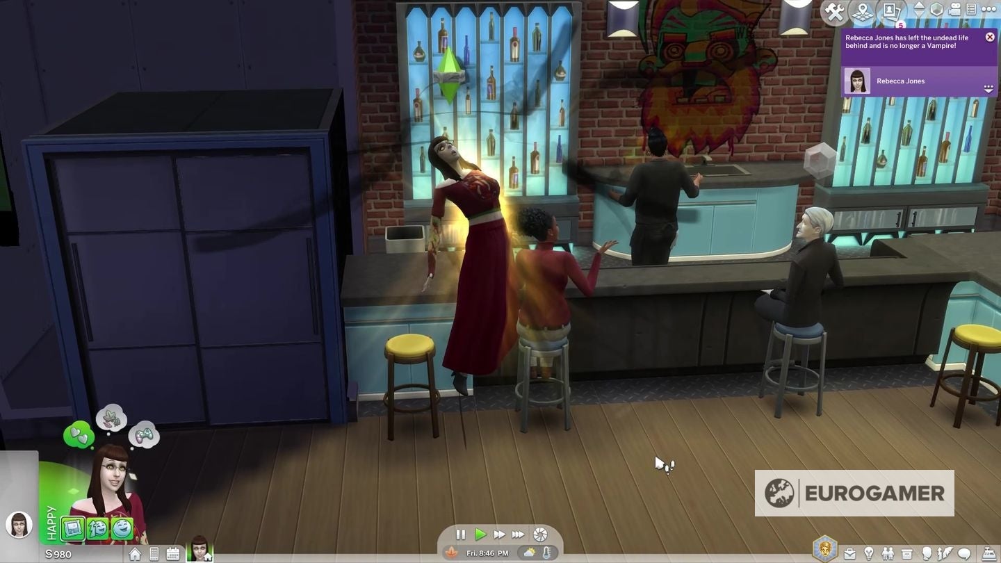 The Sims 4 Vampires explained  from how to become a vampire and back again with a vampire cure - 68