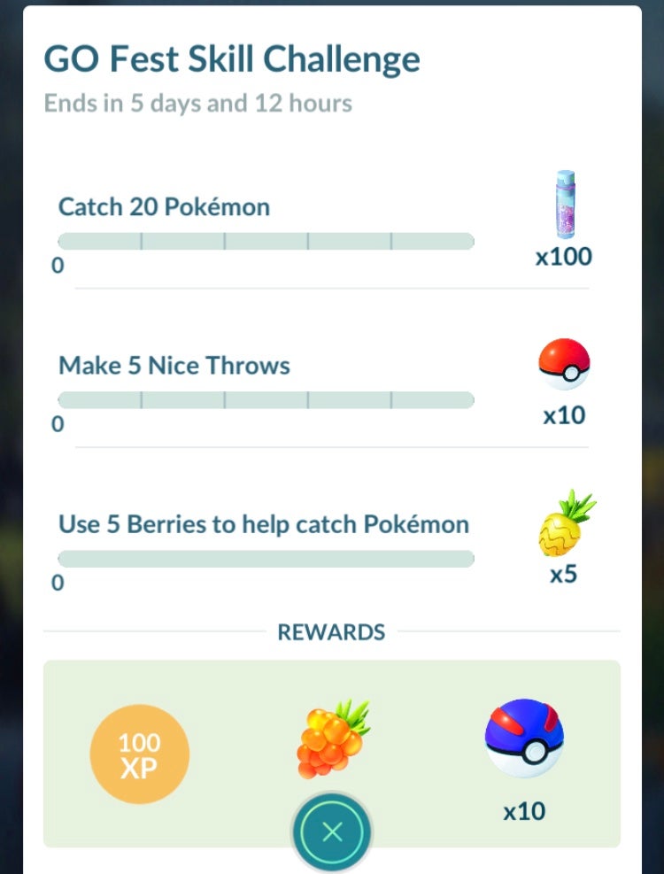 Skill Go Fest Challenge Tasks Rewards Elite Tasks And Unlock Goals In Pokemon Go Explained Eurogamer Net