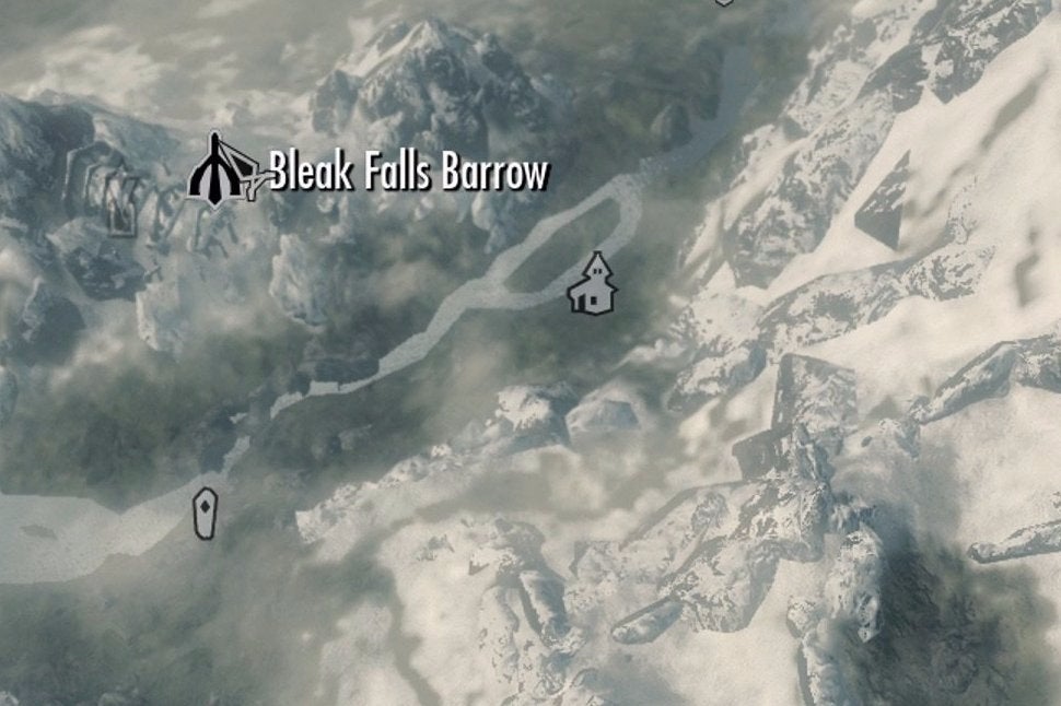Image for Skyrim Golden Claw quest - door puzzle solution and walkthrough for the Bleak Falls Barrow dungeon