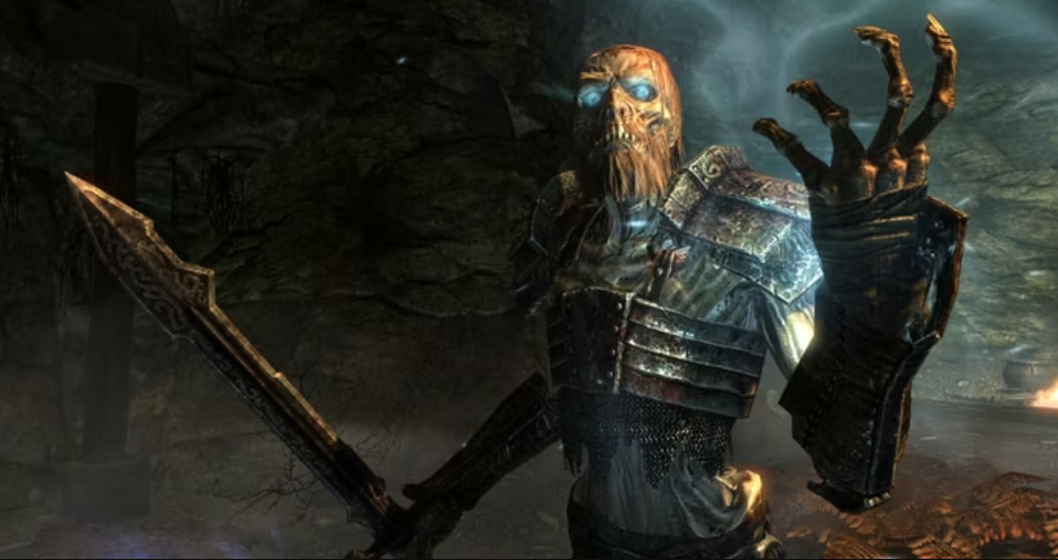 Immagine di The Elder Scrolls V Skyrim è irriconoscibile in una mod che lo trasforma in uno 'zombie shooter'