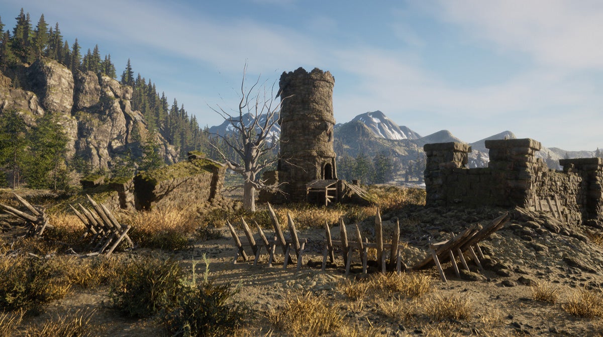 Obrazki dla Skyrim na Unreal Engine 5 - grafik pokazuje remaster lokacji