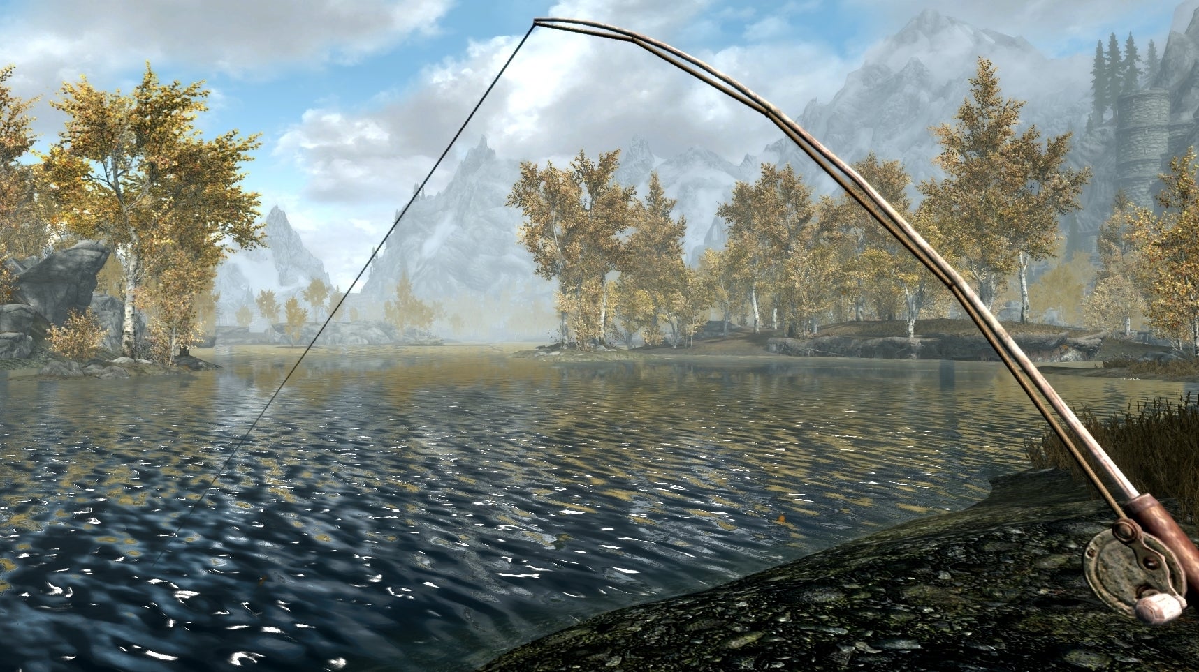 Image for Skyrim's fishing minigame is a reel missed opportunity