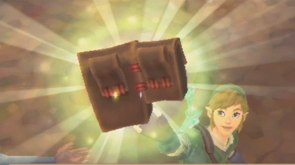 Immagine di The Legend of Zelda: Skyward Sword HD - come potenziare la Borsa dell'Avventuriero e il funzionamento del Deposito Oggetti - guida