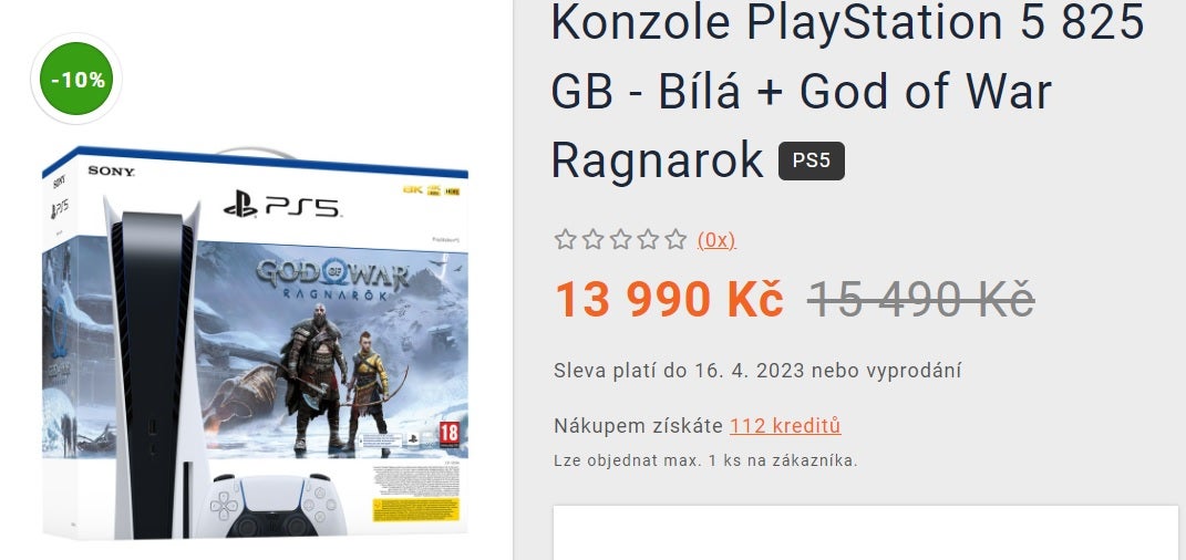 Image for PS5 už má poprvé sníženou cenu i v ČR