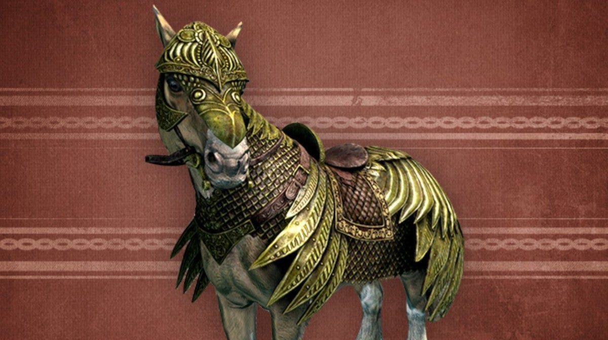Obrazki dla Słynna zbroja dla konia wraca w Skyrimie - jako darmowe DLC